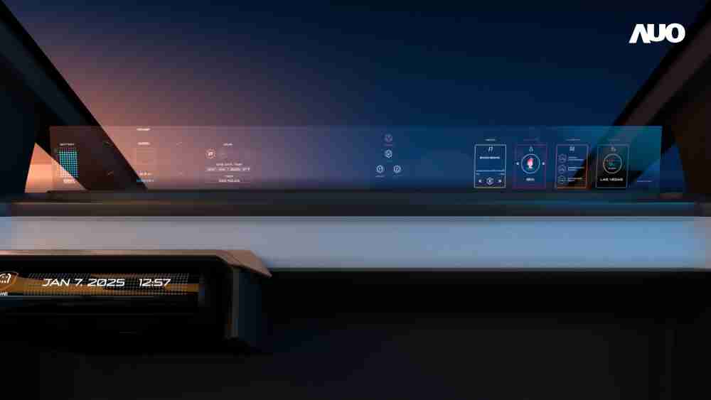 云顶国际8588yd无界透明显示接口(Horizon Image Glass)透过车运算方案整合仪表板、、、中控台及副驾显示器，，，一体式全景呈现，，提供乘用者清晰的前方视野、、、行车必要信息与娱乐功能